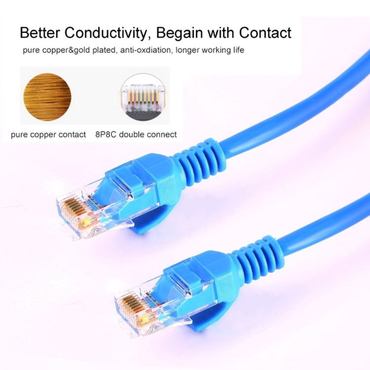 Cat5eネットワークケーブル、長さ：1m、1mブルー