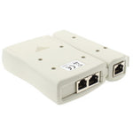 ネットワークケーブルテスター RJ45 RJ11 RJ12 Cat5 UTP LANネットワーキングツール、RJ45／RJ11グリーン