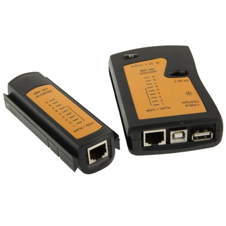 RJ45およびRJ11ネットワークケーブルテスター、RJ45／RJ11ブラック