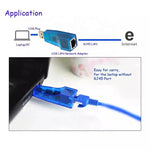 USB 1.1 RJ45 LANカード 10/100M イーサネットネットワークアダプター