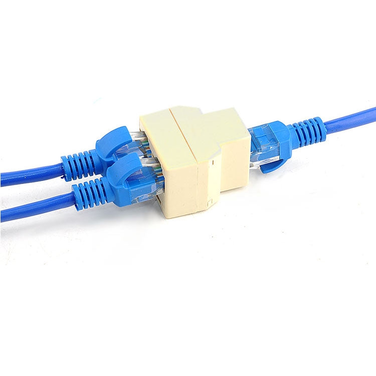 RJ45 1x2 イーサネットコネクター スプリッター、RJ45 メス to 2 メス