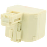 RJ11 オス to 2 RJ11 メス ソケットアダプターコンバーター
