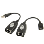 50m USB to RJ45 エクステンダー Cat5eケーブル、1ポートUSB
