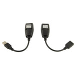 50m USB to RJ45 エクステンダー Cat5eケーブル、1ポートUSB