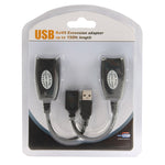 50m USB to RJ45 エクステンダー Cat5eケーブル、1ポートUSB