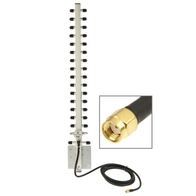 ワイヤレス 17dBi ヤギ SMA ネットワークアンテナ、17dBi ヤギ SMA
