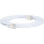 金メッキヘッド CAT7 高速 10Gbps 超薄型フラットイーサネットネットワークLANケーブル、1m、2m、3m、5m、10m、15m、20m、25m、30m