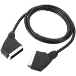20ピン SCART to SCART ケーブル DVD/HDTV/AV/TV用、ケーブル長さ: 1.5m、1.5m
