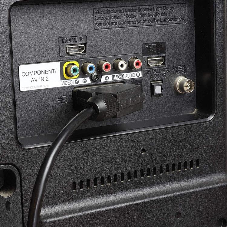 20ピン SCART to SCART ケーブル DVD/HDTV/AV/TV用、ケーブル長さ: 1.5m、1.5m