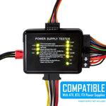 PC 20 / 24ピン PSU ATX SATA HD電源供給テスター、ATXコネクター