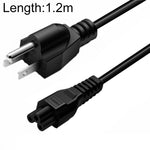3ピンスタイルUSノートパソコン電源コード、ケーブル長：1.2m、USプラグ、長さ：1.2m