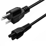 3ピンスタイルUSノートパソコン電源コード、ケーブル長：1.5m、USプラグ、長さ：1.5m