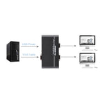 VGA-102A 1対2ポート 1920 x 1440 VGAスプリッター、2ポート