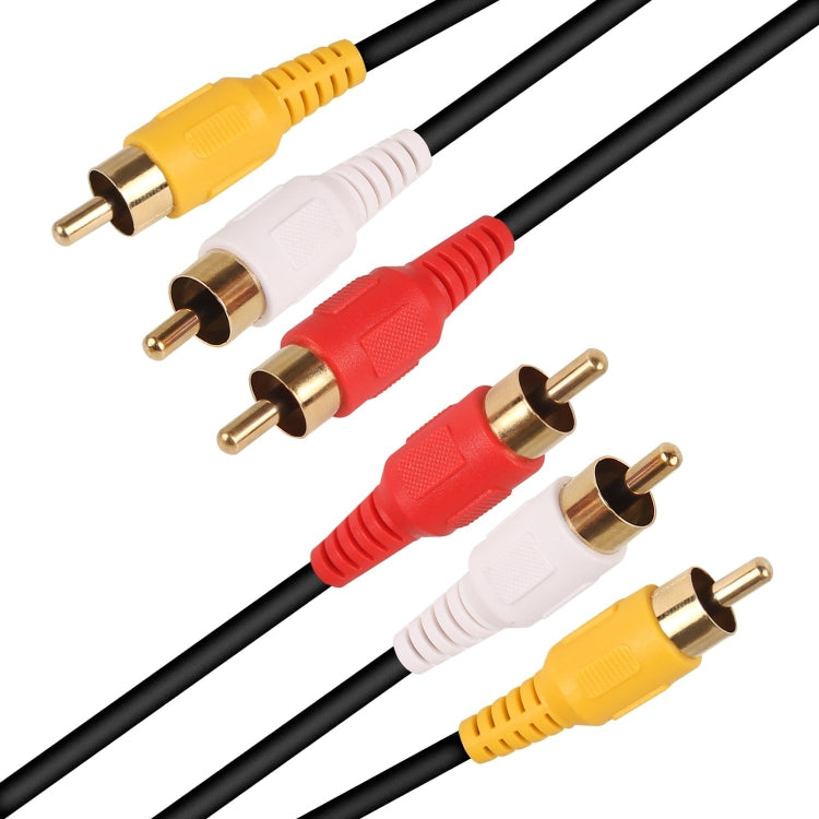 標準品質 オーディオビデオ ステレオ RCA AVケーブル、長さ：3m、3 RCAから3 RCA、長さ：3m