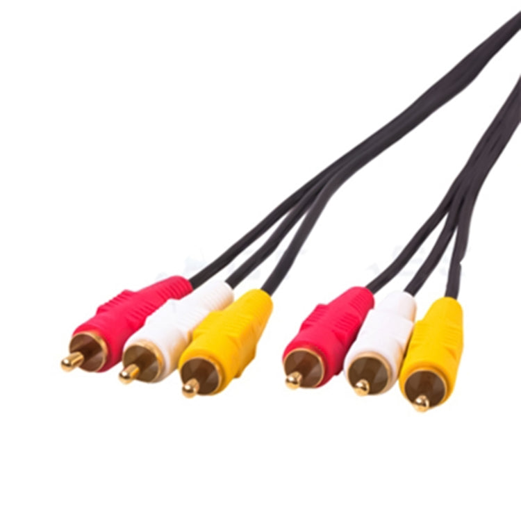 標準品質 オーディオビデオ ステレオ RCA AVケーブル、長さ：3m、3 RCAから3 RCA、長さ：3m