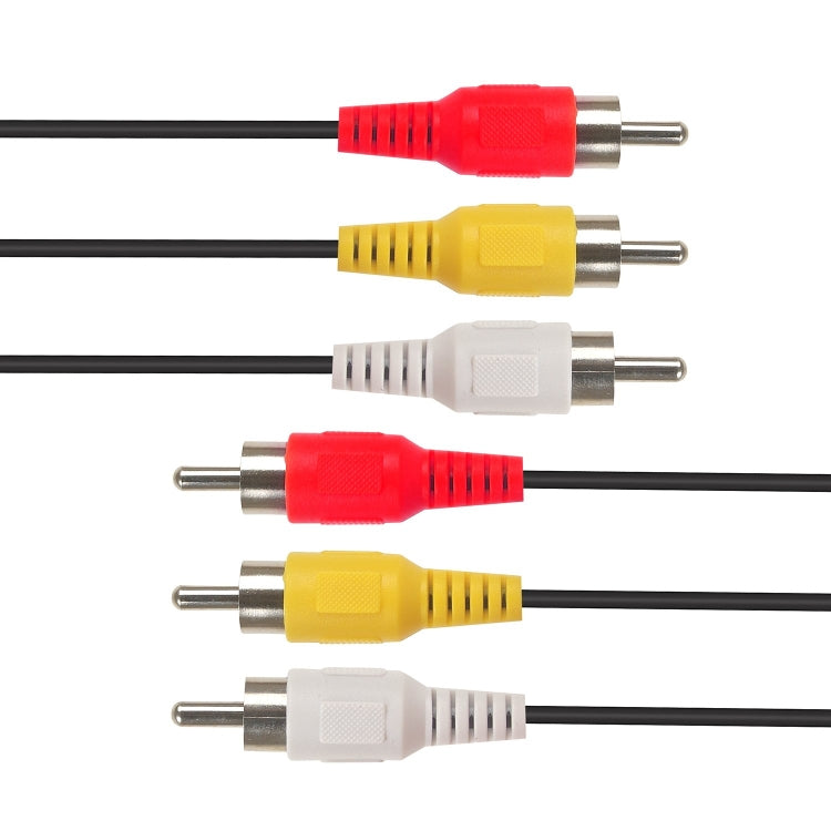 高品質 オーディオビデオ ステレオ RCA AVケーブル、長さ：15m、3 RCAから3 RCA、長さ：15m