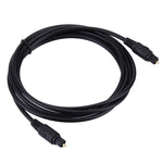 4.0mm外径オス-オスプラグ光ファイバーデジタルオーディオケーブル DVD HDTV用、長さ：2m、外径：4.0mm