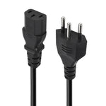 3ピンタイプ ブラジルAC電源コード、長さ：1.2m（OD5.5）、ブラジルプラグ、1.2m