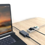 EUプラグ コンピューターPC電源コード 3ピンケーブル、長さ1.8m、1.8m x 1.5