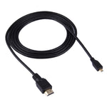 1.5m マイクロHDMI to HDMI 19ピンケーブル 1.4バージョン 3D対応 HDMIオス 3D対応 長さ:1.5m