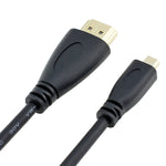 1.5mマイクロHDMIからHDMI 19ピンケーブル、バージョン1.4、HDMIオス、長さ1.5m