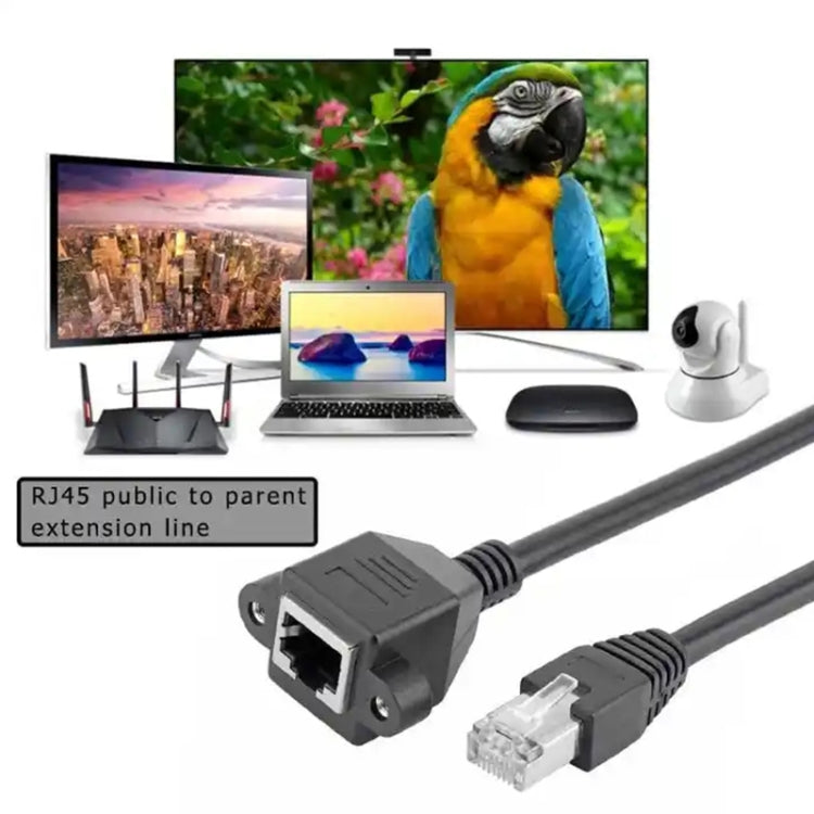 RJ45メスからオス Catネットワーク延長ケーブル、長さ1.5m、1.5m RJ45オス