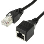 RJ45メスからオス Catネットワーク延長ケーブル、長さ30cm、30cm RJ45オス