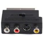 Scart オス to メス コンポジット AV + S-Video ソケット付き、AV + S-Video ゴールデンポート