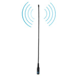 NAGOYA NA-771 144/430MHz デュアルバンド フレキシブルスプリングホイップ SMA-F ハンドヘルドラジオアンテナ トランシーバー用、アンテナ長：38cm