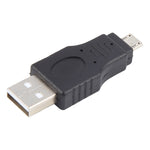 USB AオスからマイクロUSB 5ピンオスアダプター、USB 2.0 Aオス