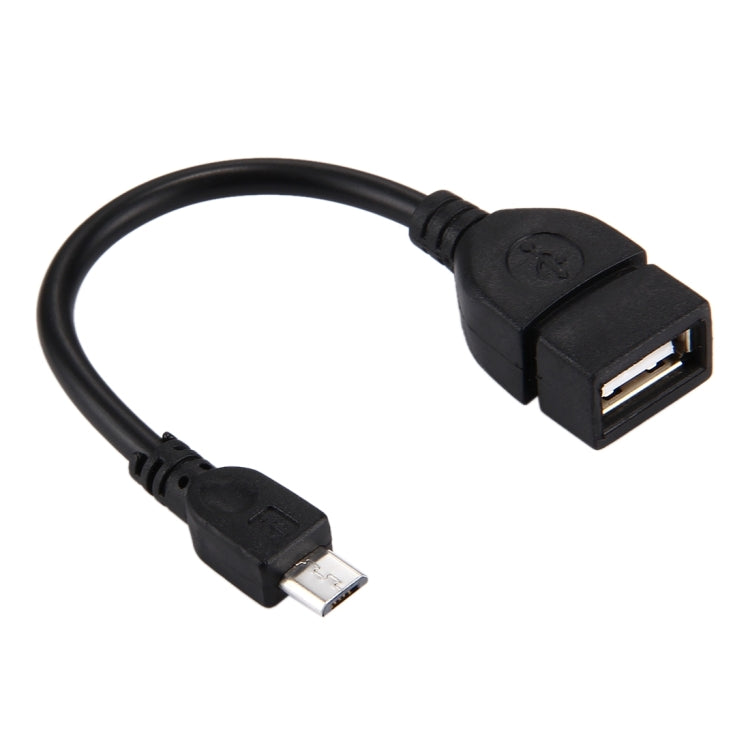 10cm USB A メス to Micro USB 5ピン オス アダプター OTG対応