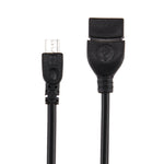 10cm USB A メス to Micro USB 5ピン オス アダプター OTG対応