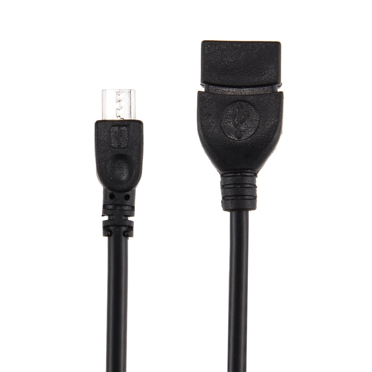 10cm USB A メス to Micro USB 5ピン オス アダプター OTG対応