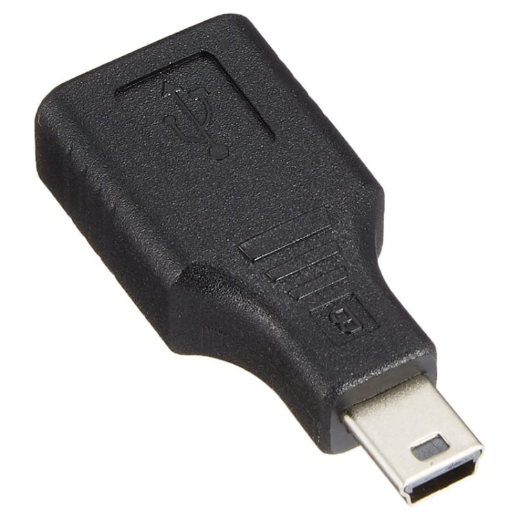 ミニUSBオスからUSB 2.0メスアダプター OTG機能付き、USBメス