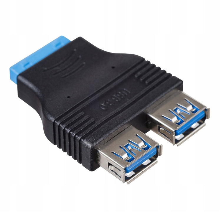 2 x USB 3.0 AFから20ピンアダプター、アダプター