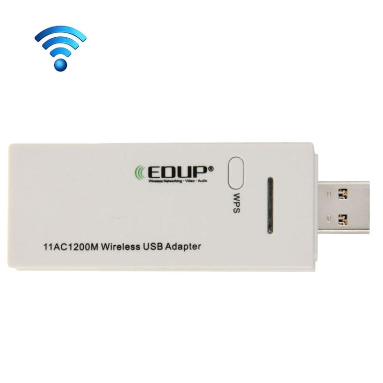 EDUP AC-1601 802.11AC 1200M デュアルバンドUSB 3.0 WiFiワイヤレスアダプター、AC-1601 1200Mbps