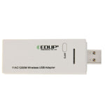 EDUP AC-1601 802.11AC 1200M デュアルバンドUSB 3.0 WiFiワイヤレスアダプター、AC-1601 1200Mbps