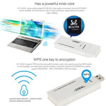 EDUP AC-1601 802.11AC 1200M デュアルバンドUSB 3.0 WiFiワイヤレスアダプター、AC-1601 1200Mbps