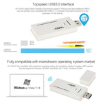 EDUP AC-1601 802.11AC 1200M デュアルバンドUSB 3.0 WiFiワイヤレスアダプター、AC-1601 1200Mbps