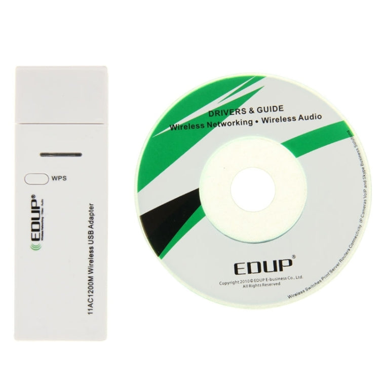 EDUP AC-1601 802.11AC 1200M デュアルバンドUSB 3.0 WiFiワイヤレスアダプター、AC-1601 1200Mbps