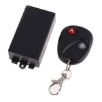 DC 12V 1CH RFワイヤレスリモートスイッチ 学習コード受信機 + 2ボタンリモートコントロール送受信機
