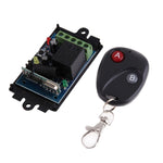 DC 12V 1CH RFワイヤレスリモートスイッチ 学習コード受信機 + 2ボタンリモートコントロール送受信機