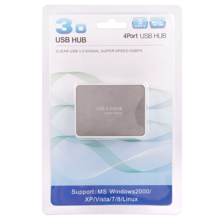 CR-H302ミラー表面4ポートUSB 3.0スーパースピード5Gbpsハブ＋60cm USB 3.0伝送ケーブル、H302ホワイト、H302ブラック