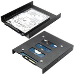 SSD HDD 2.5インチから3.5インチ変換アダプター ハードドライブ用金属ブラケットホルダー