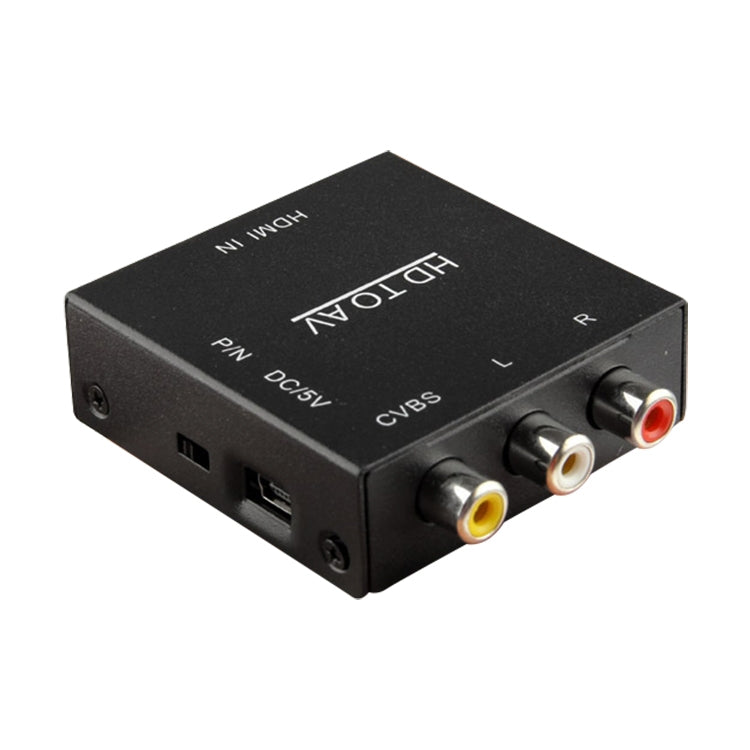 HDV-M610 ミニサイズ フルHD 1080P HDMIからAV/CVBSビデオコンバーターアダプター、HDMIからAV/CVBS（ミニ）