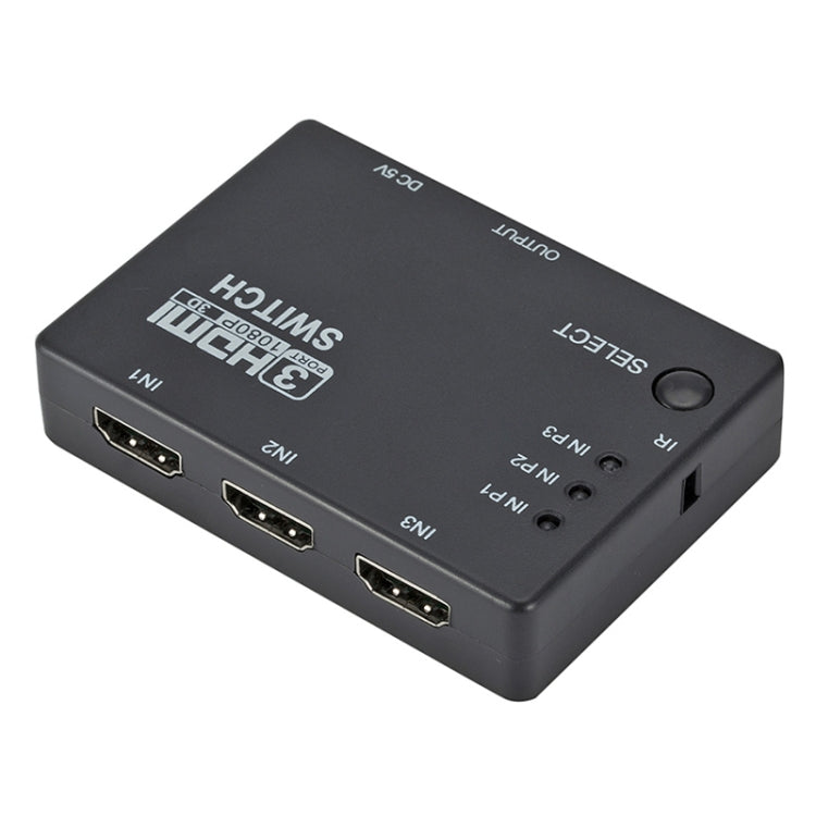 フルHD 1080P 3D HDMI 3x1 スイッチ IRリモコン付き、IRリモコン付き