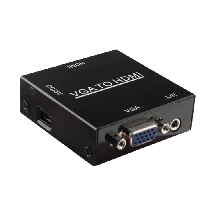 HD 1080P HDMI ミニVGAからHDMIスケーラーボックス オーディオビデオデジタルコンバーターアダプター PC / HDTV対応、HD 1080P