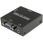 HD 1080P HDMI ミニVGAからHDMIスケーラーボックス オーディオビデオデジタルコンバーターアダプター PC / HDTV対応、HD 1080P