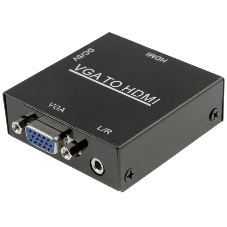 HD 1080P HDMI ミニVGAからHDMIスケーラーボックス オーディオビデオデジタルコンバーターアダプター PC / HDTV対応、HD 1080P