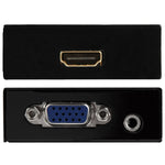 HD 1080P HDMI ミニVGAからHDMIスケーラーボックス オーディオビデオデジタルコンバーターアダプター PC / HDTV対応、HD 1080P